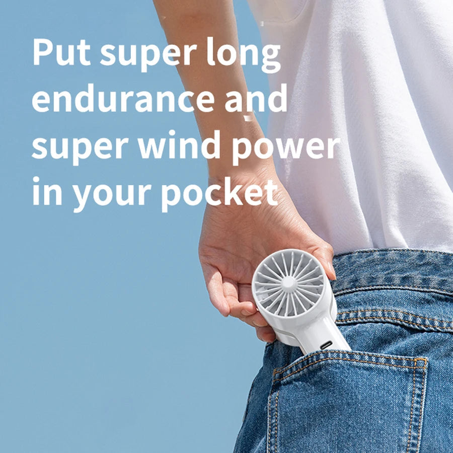 Air Cooler Handheld Fan Rechargeable