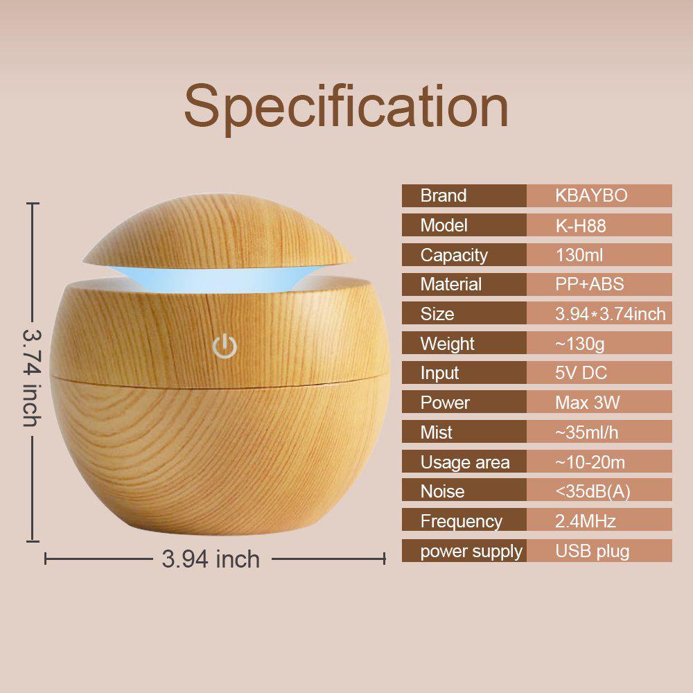 Air Purifier 7 Color Changing LEDs